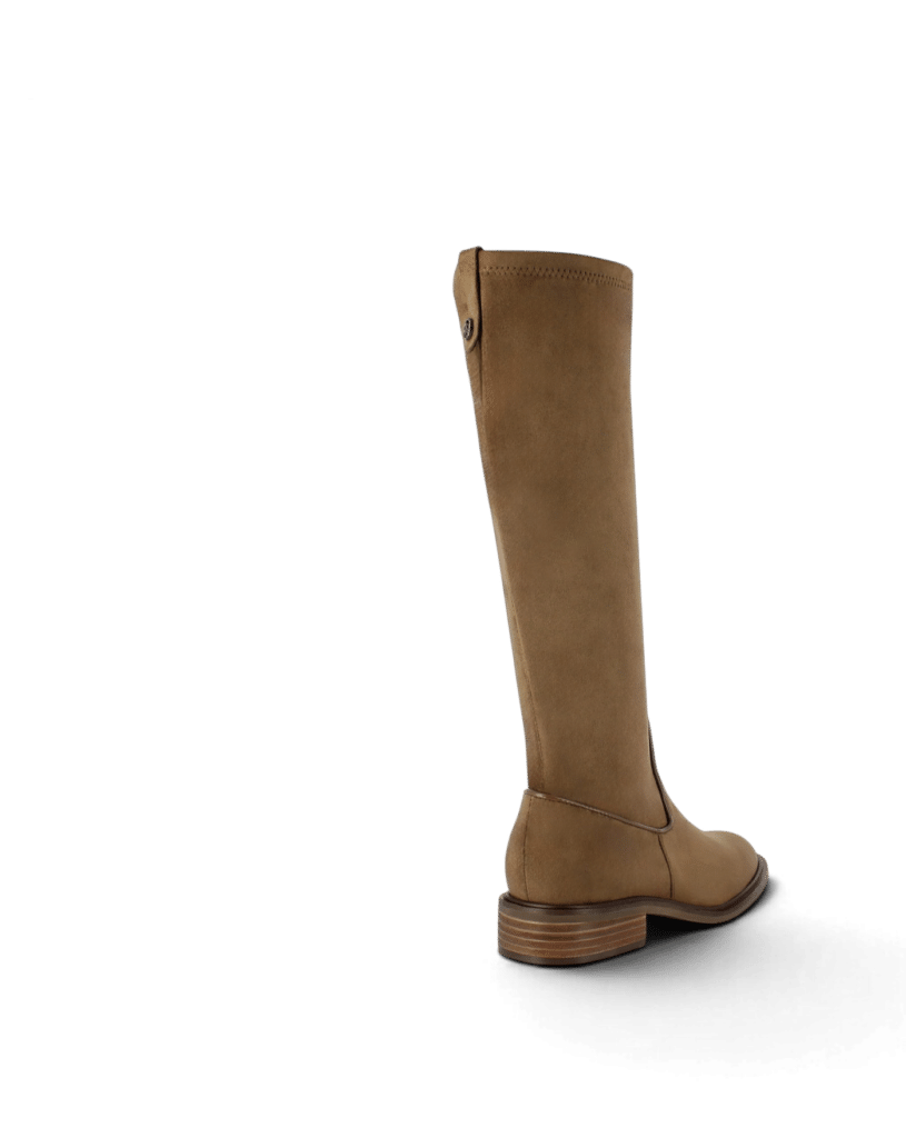 Botte stretch marron femme Celia