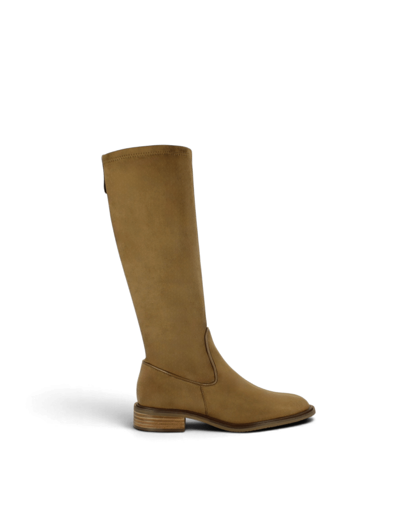 Botte stretch marron femme Celia
