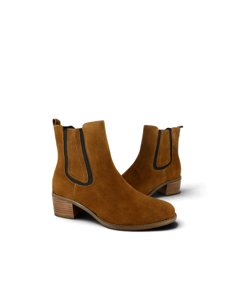 Bottine camel femme Daka