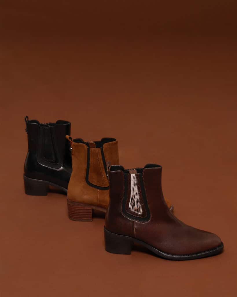 Bottine camel femme Daka