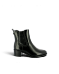 Bottine noire cuir femme Daka