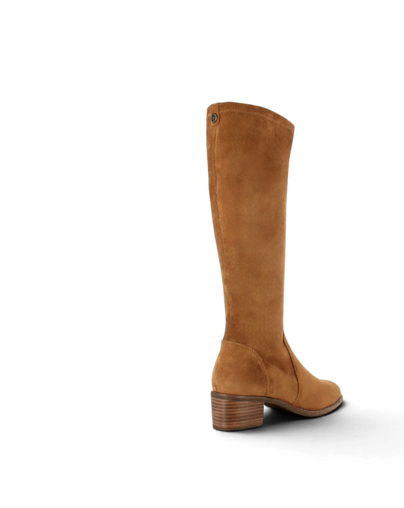 Botte stretch camel femme Desia