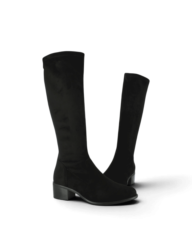 Botte stretch noire femme Desia