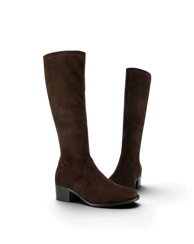 Botte chocolat femme stretch Desia