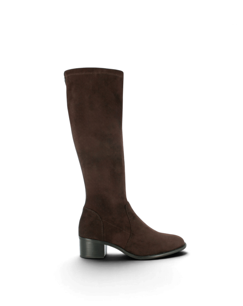 Botte chocolat femme stretch Desia