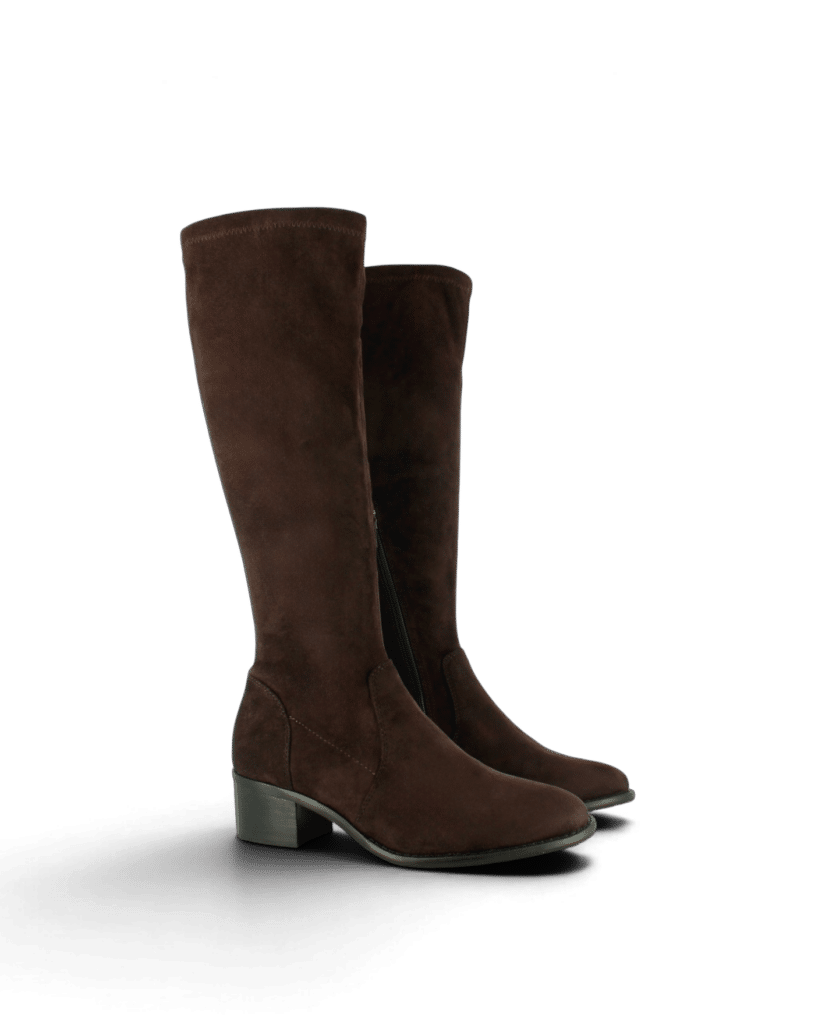 Botte chocolat femme stretch Desia