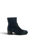 Bottine marine en daim
