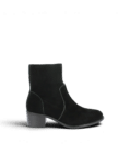 Bottines noir en daim