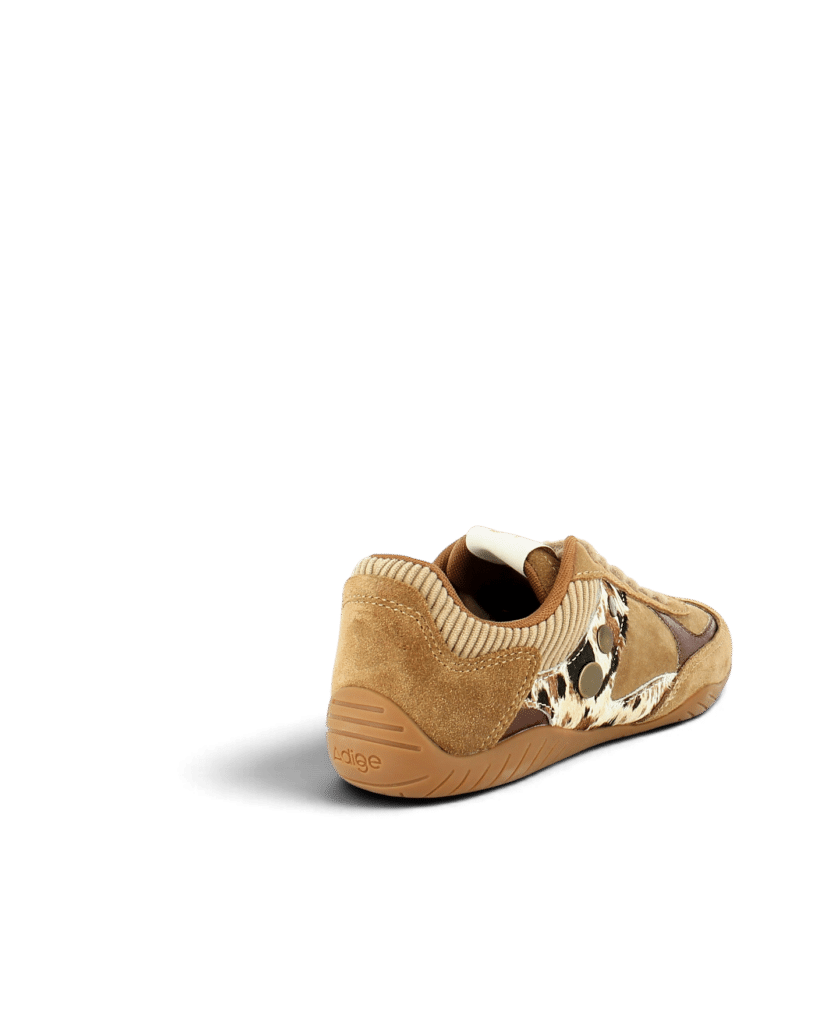 Basket bi matière femme noix poney Dragon