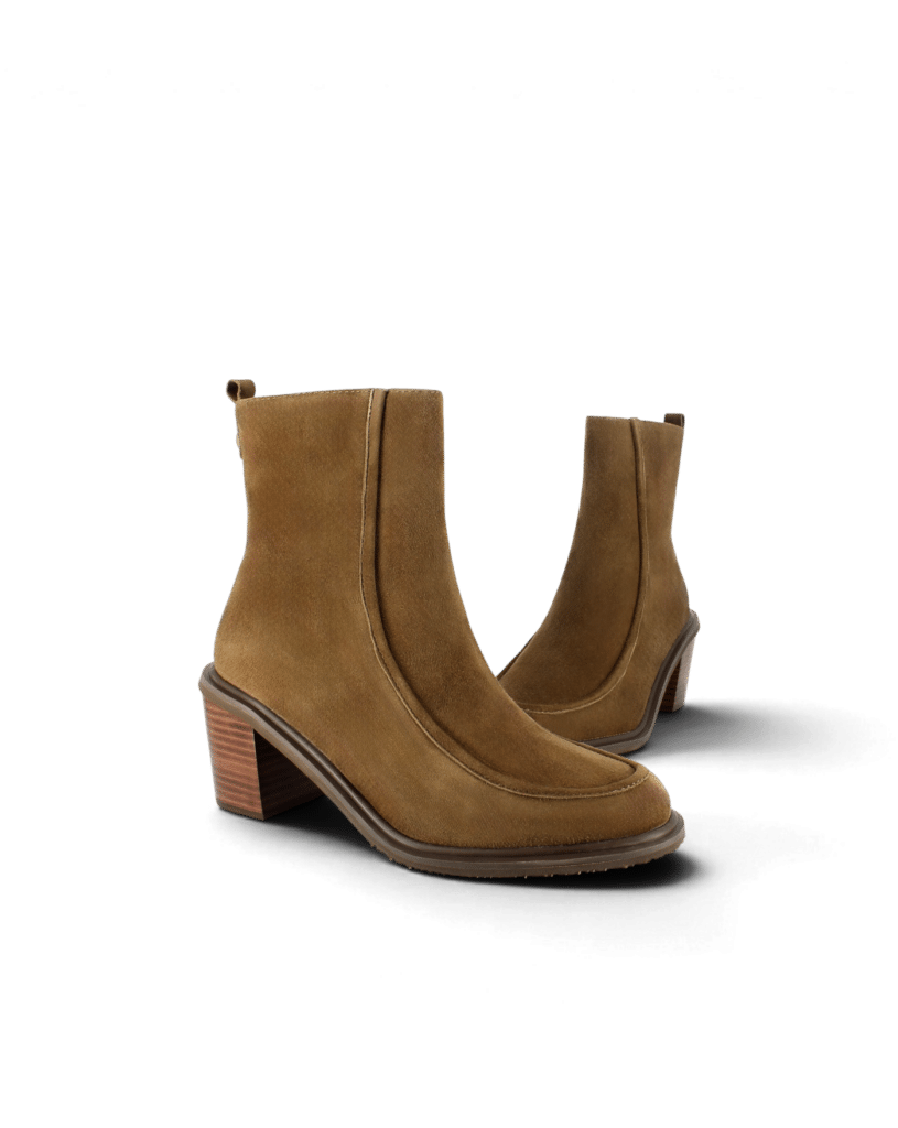 Bottine talon velours Folie