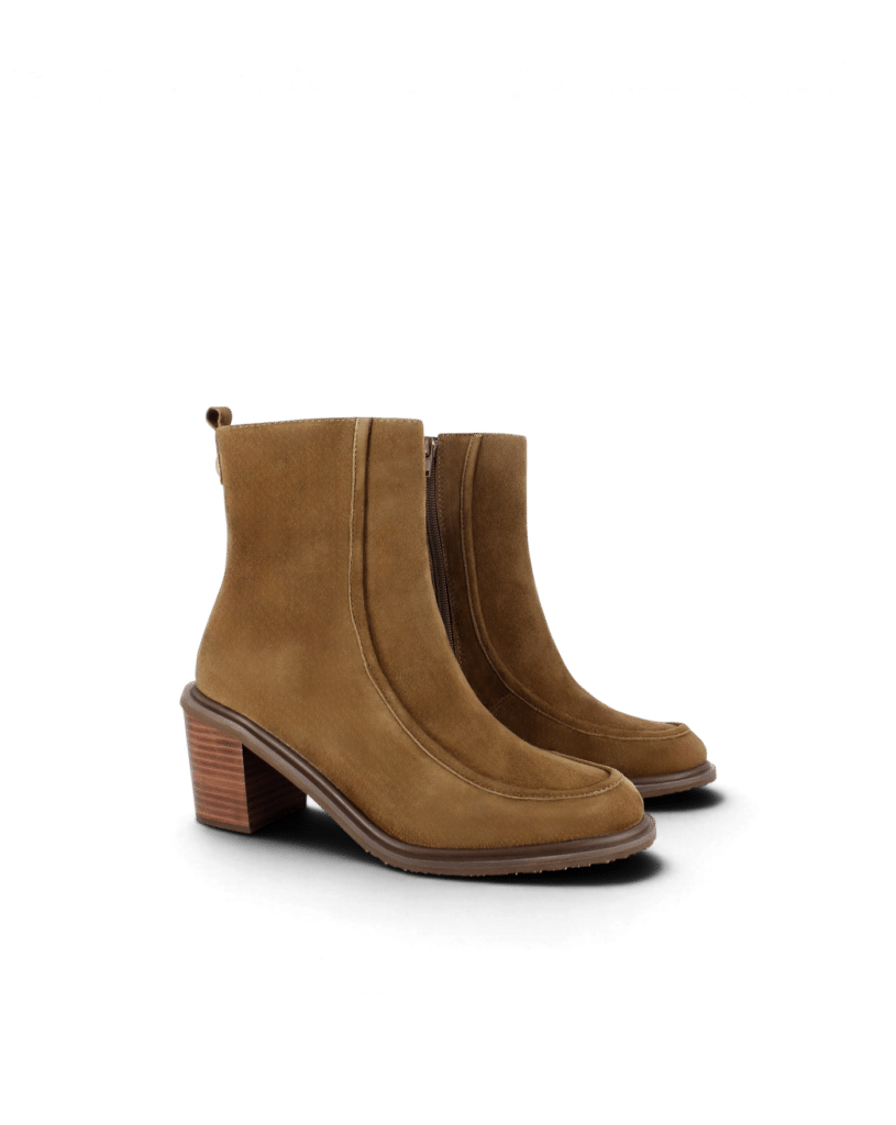 Bottine talon velours Folie