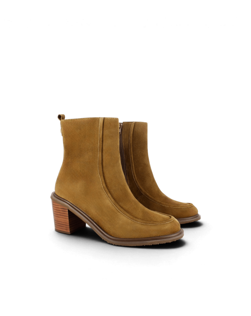 Bottine talon velours Folie