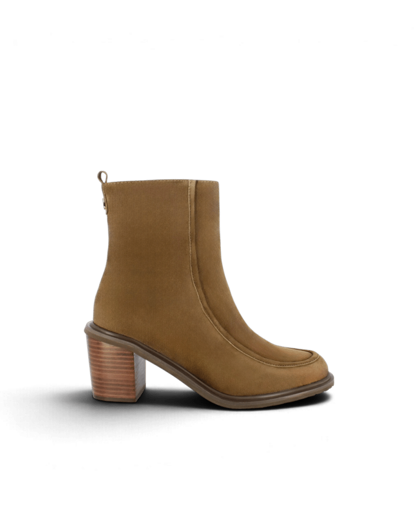 Bottine talon velours Folie